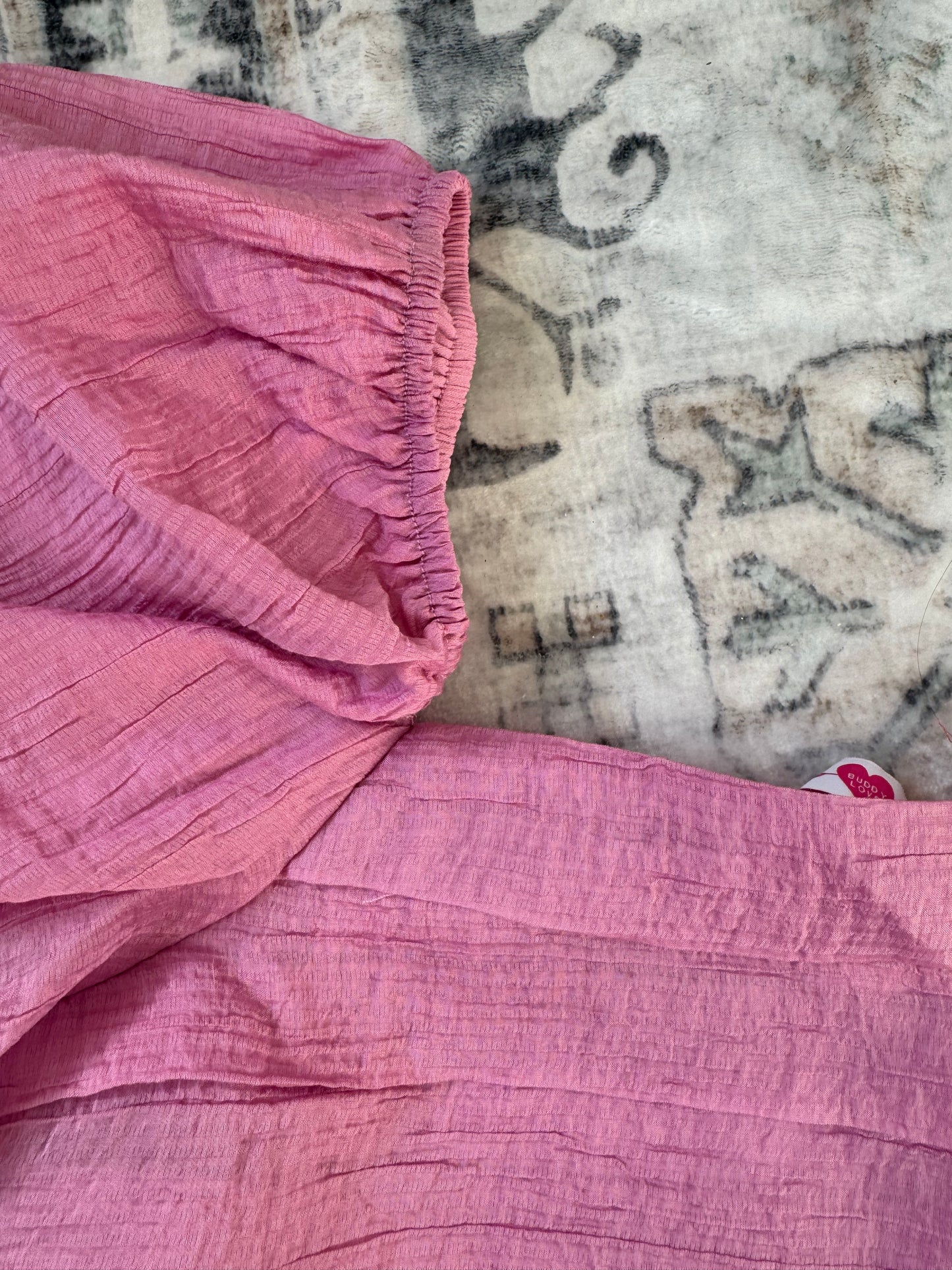 Bubblegum Pink Top & Skirt Set