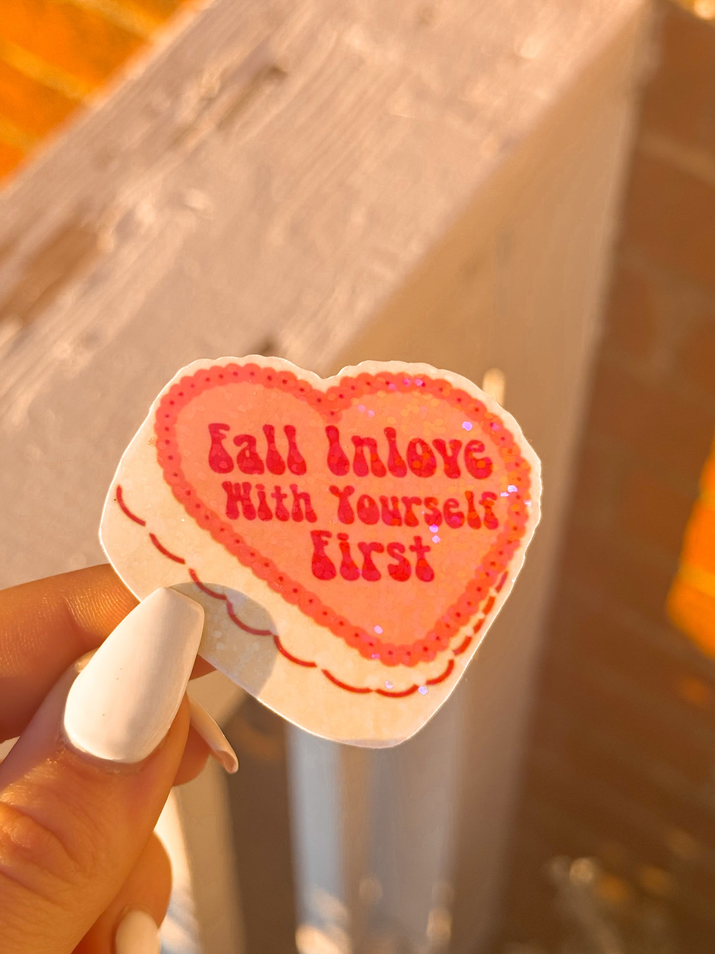 Love Yourself First Sticker