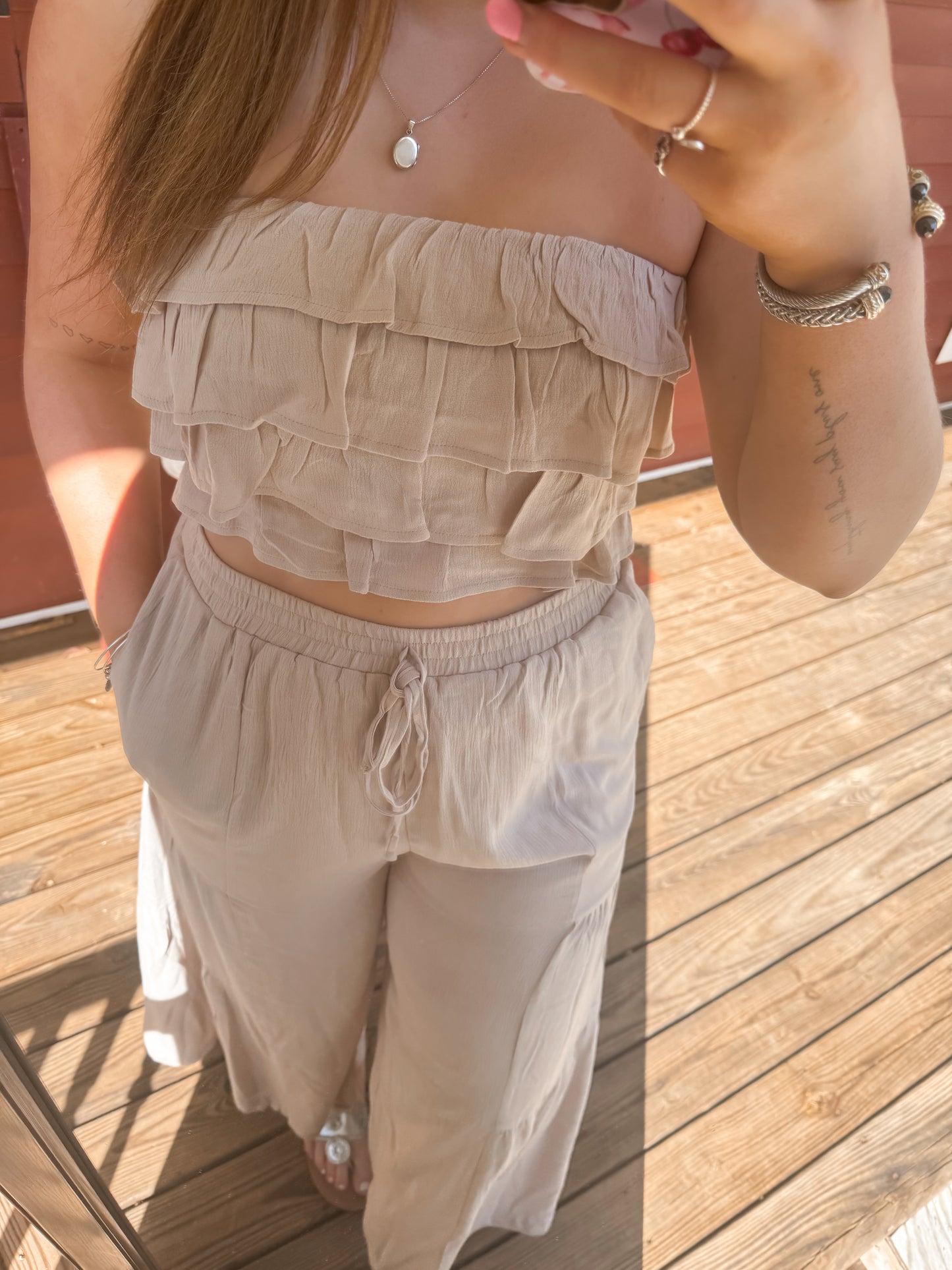 Sandy Breeze Set - Taupe