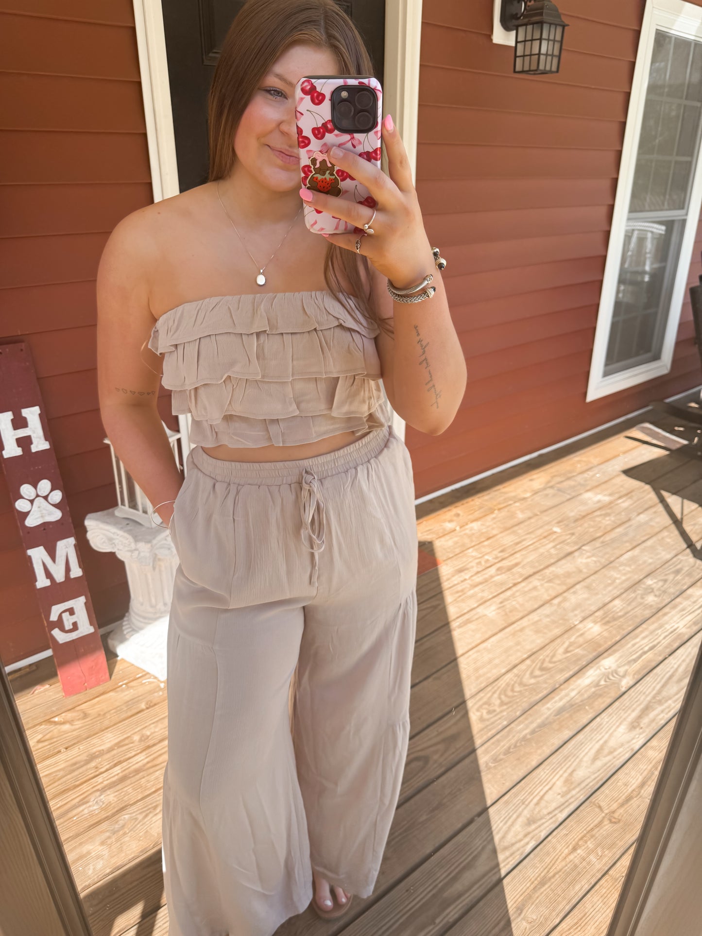 Sandy Breeze Set - Taupe