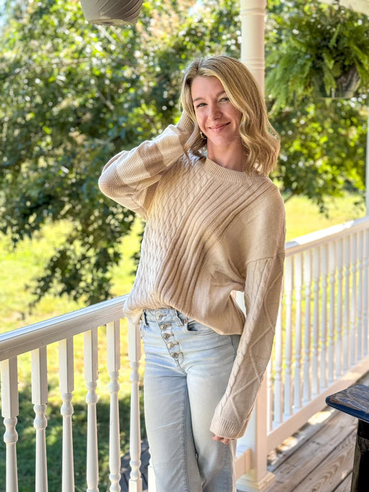 Neutral Knit Sweater