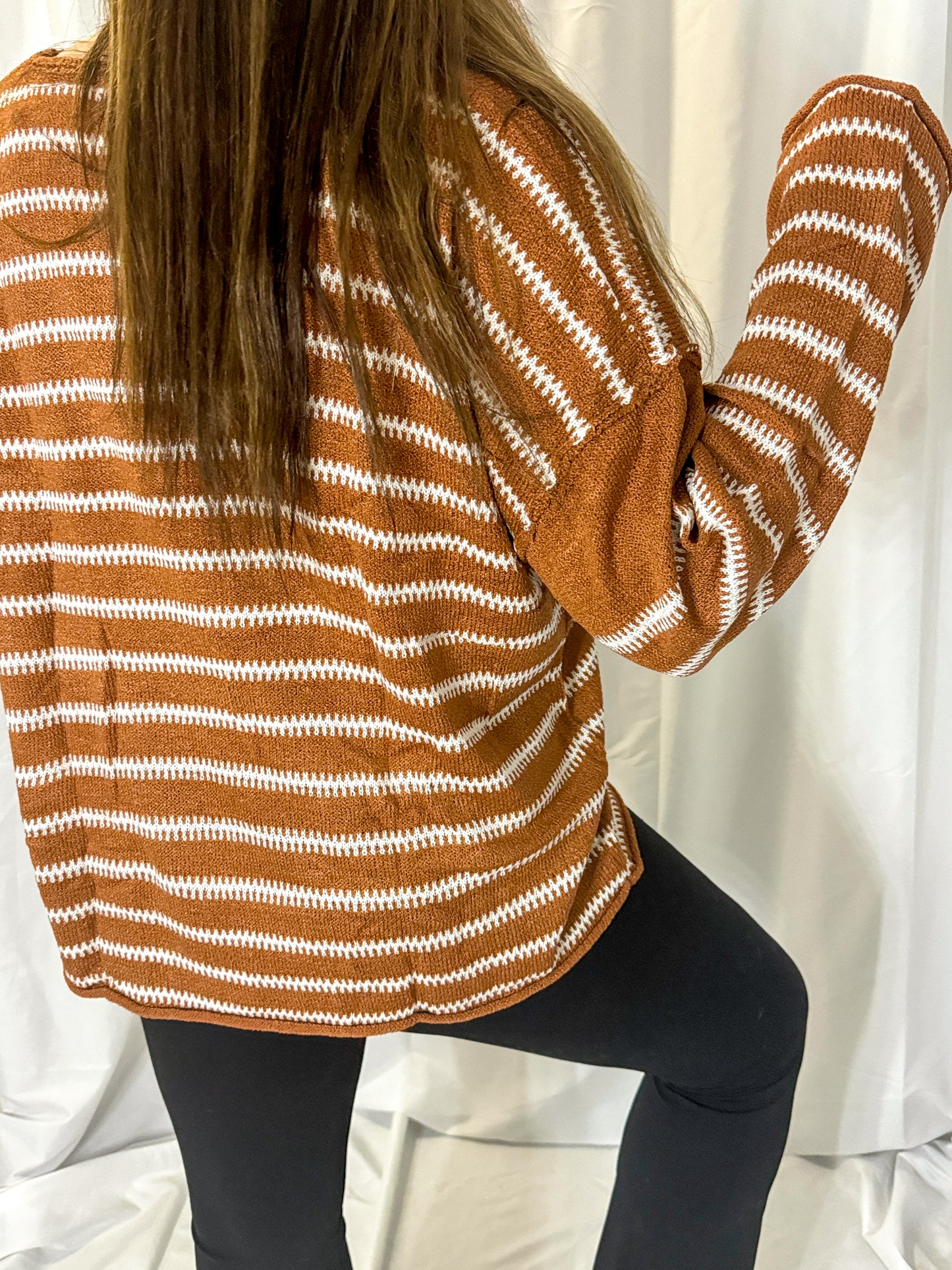 Brown Loose Fit Sweater