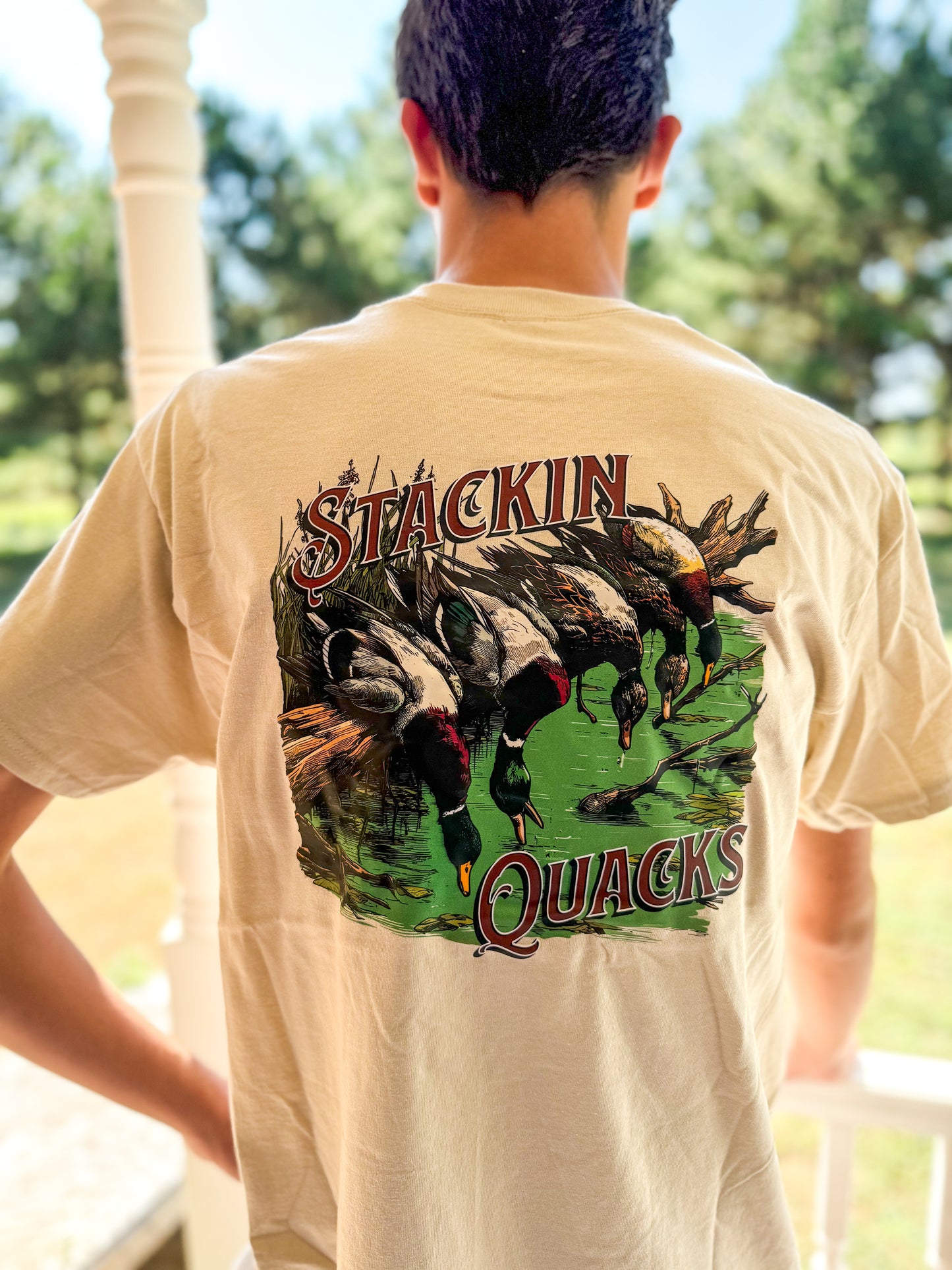 Stackin Quacks Graphic Tee