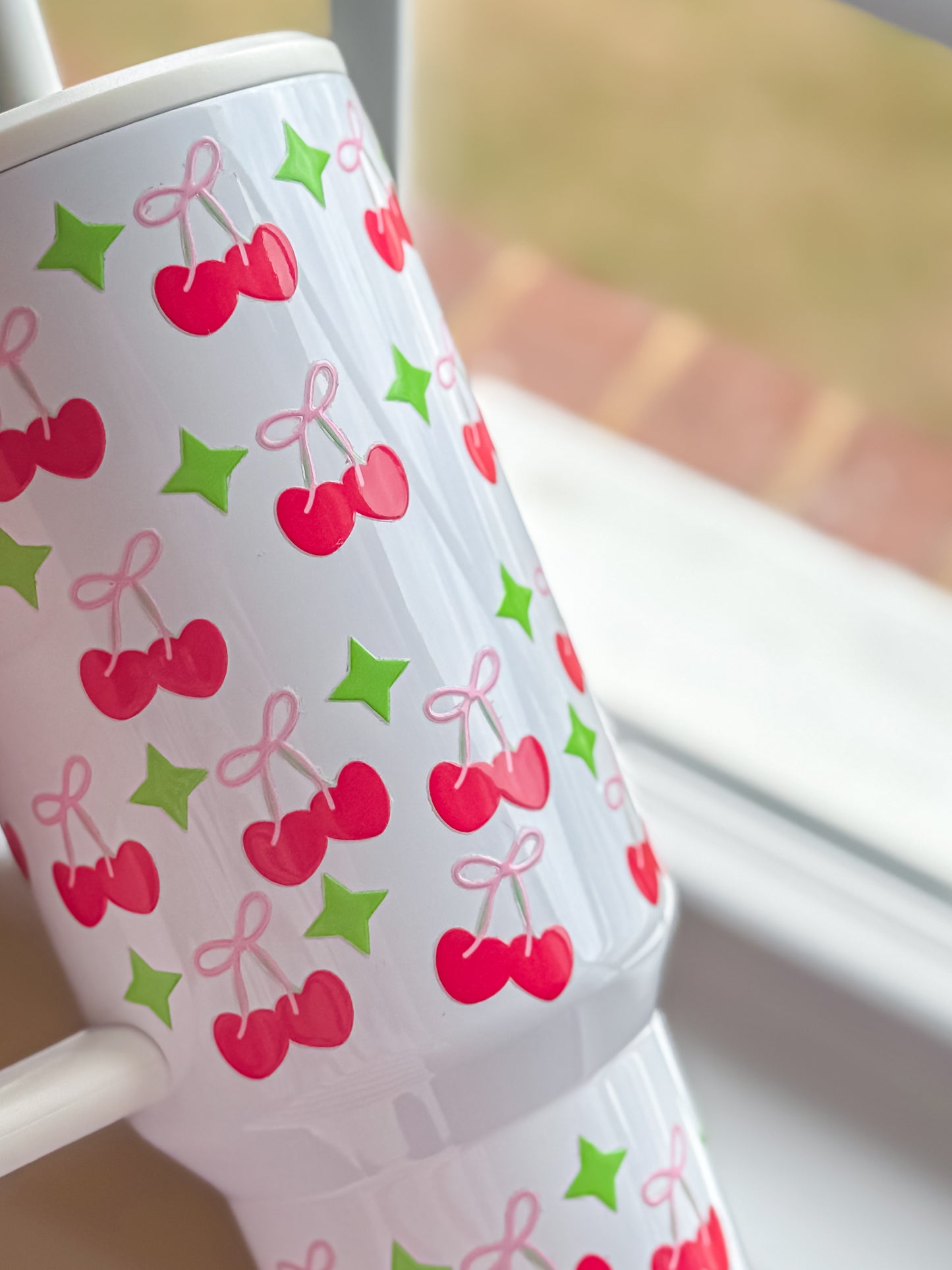 Cherry Bow 40oz Tumbler