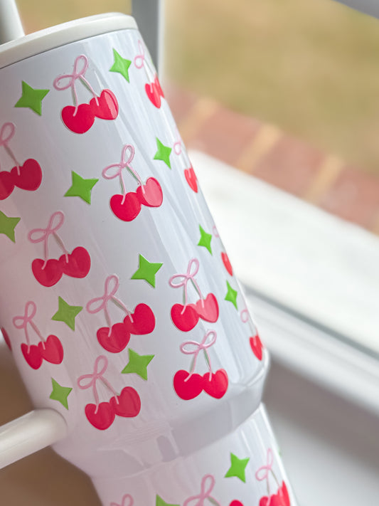 Cherry Bow 40oz Tumbler