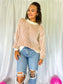 Cream and White Ultra Soft Sweater