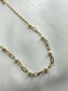 Gold Pearl Chain Necklace