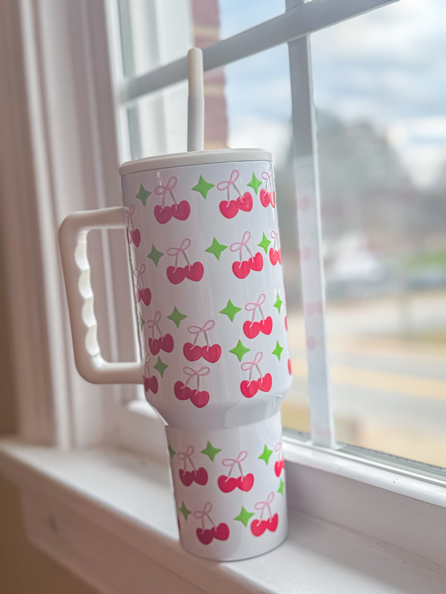 Cherry Bow 40oz Tumbler