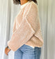 Cream and White Ultra Soft Sweater