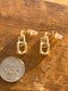 Gold Chain Link Dangle