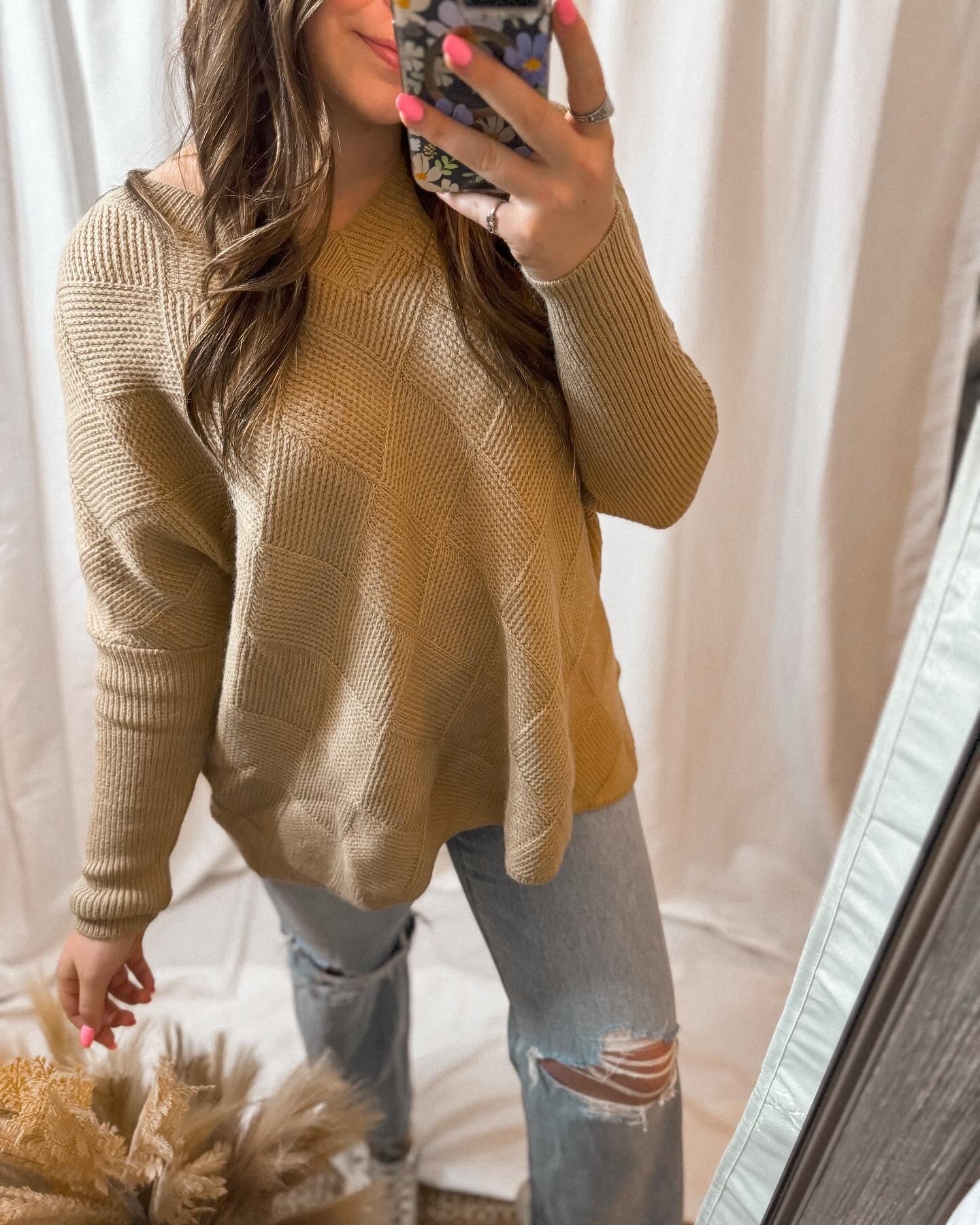 Caramel Cozy Sweater