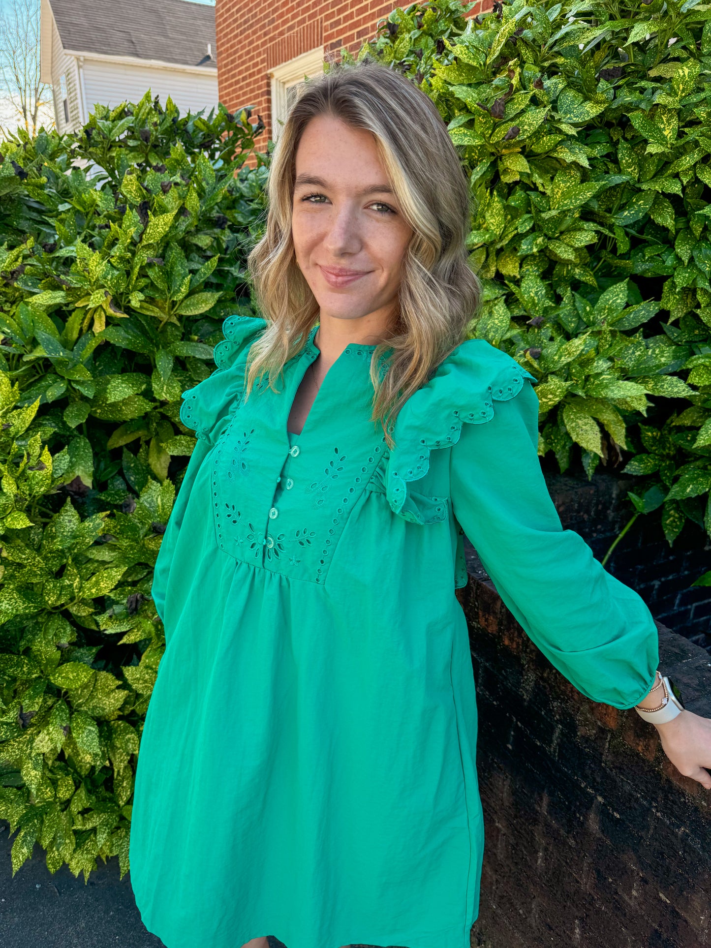 Green Babydoll Dress